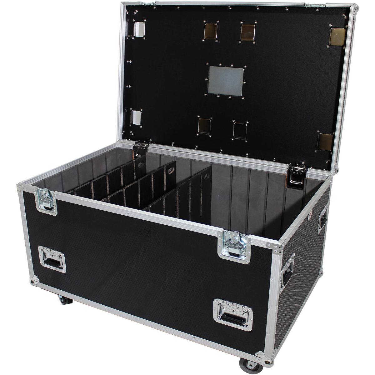 Estuche Rígido ProX TruckPaX Heavy-Duty Truck Pack utilitario de vuelo con divisores & Tray (Negro) (XS-UTL483030W) - conteni