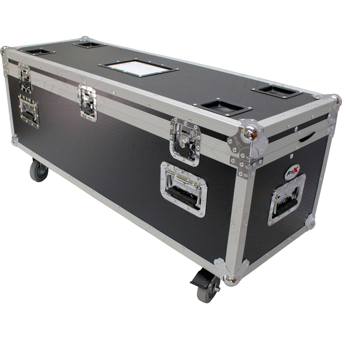 Estuche Rígido ProX utilitario Storage con 4" Caster Wheels (Negro) - contenido de la caja