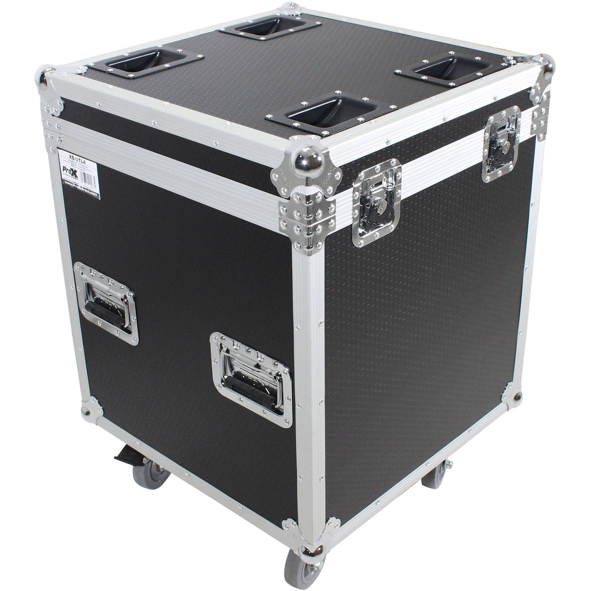 Estuche Rígido ProX XS-UTL4 Half Trunk utilitario de vuelo con Casters - vista lateral