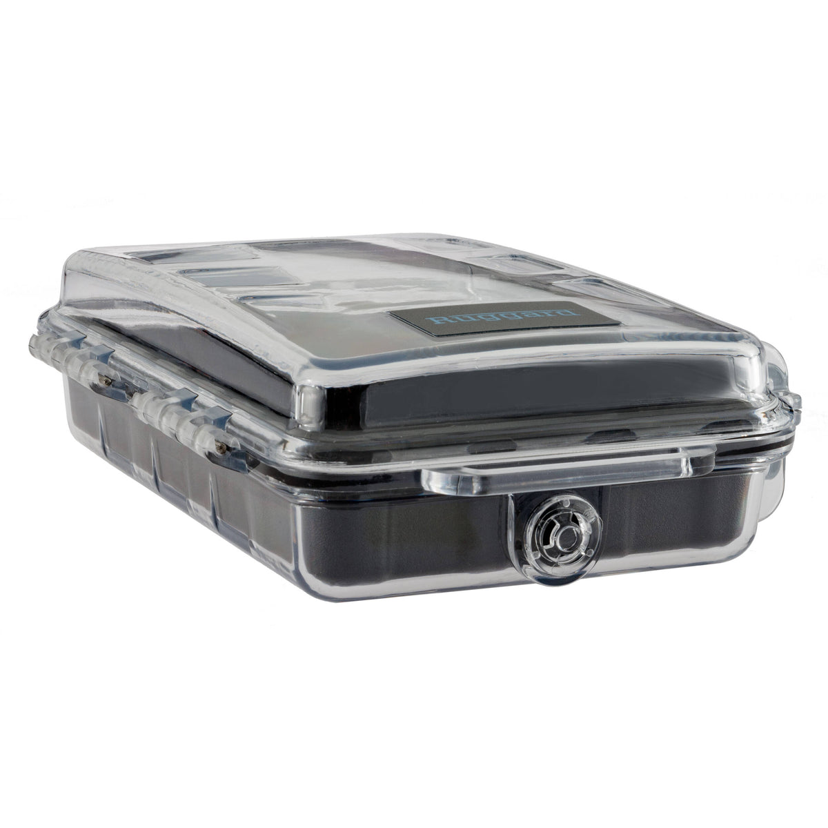 Estuche Rígido Ruggard Clear con forro Negro (Chico) - vista lateral