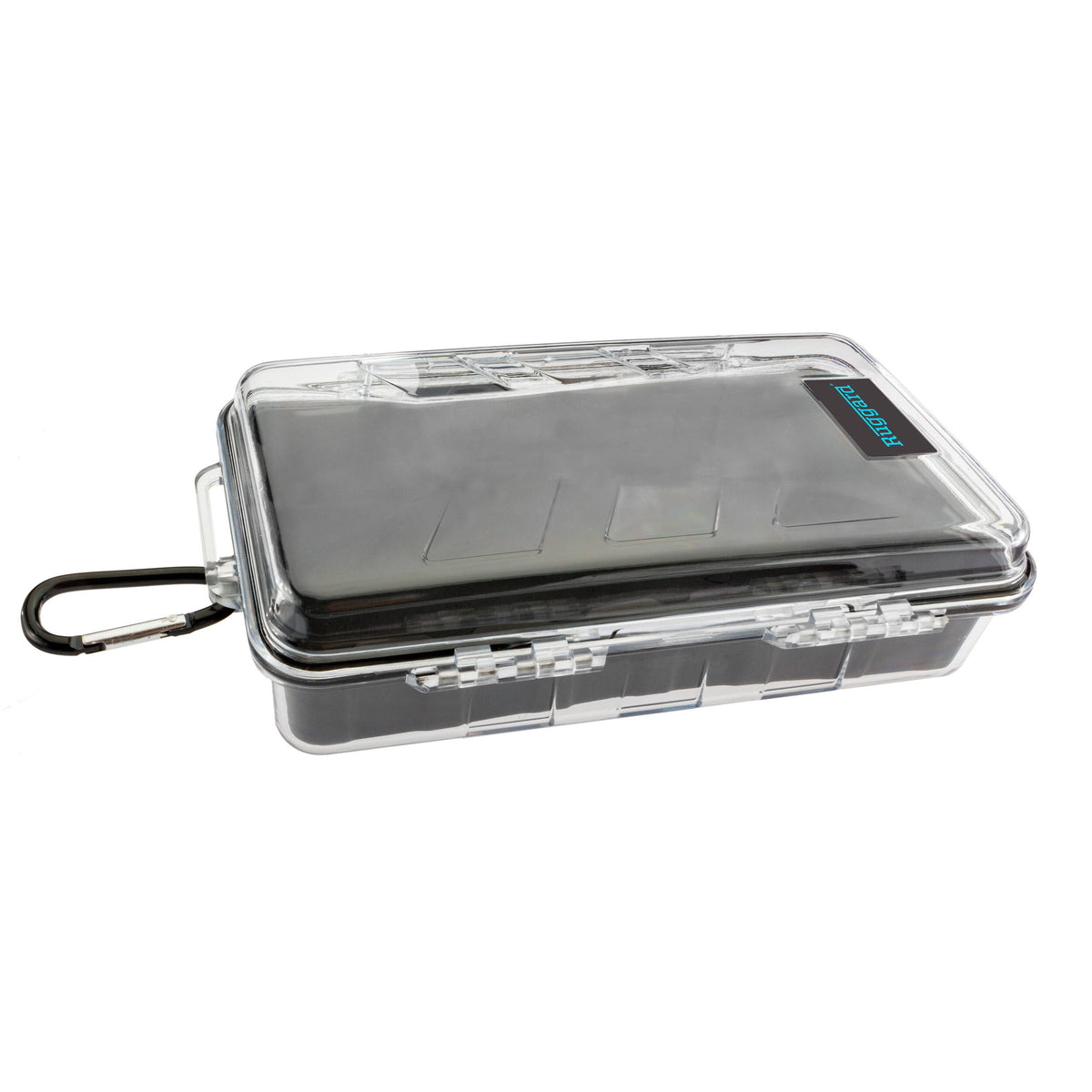 Estuche Rígido Ruggard Clear con forro Negro (Grande) - vista trasera