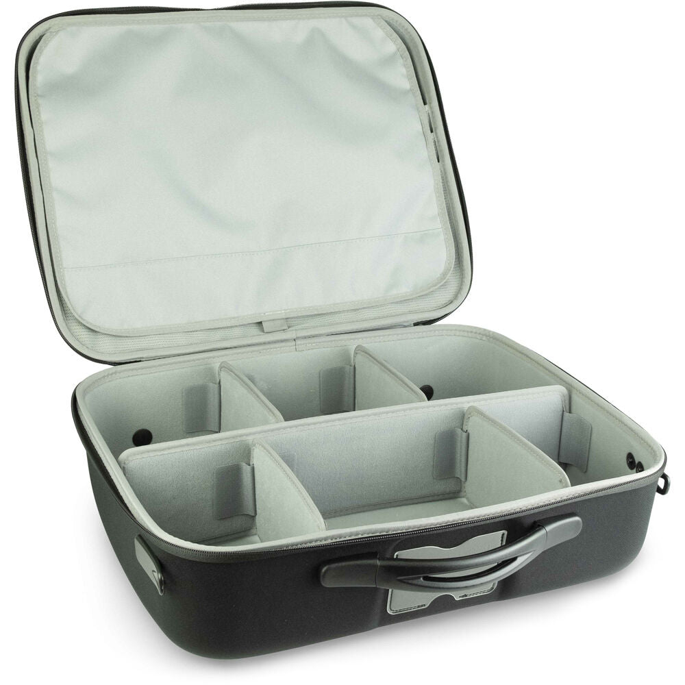 Estuche Rígido Shell-Case Hybrid 350 liviano utilitario con Pouch y divisores (Negro) - vista principal