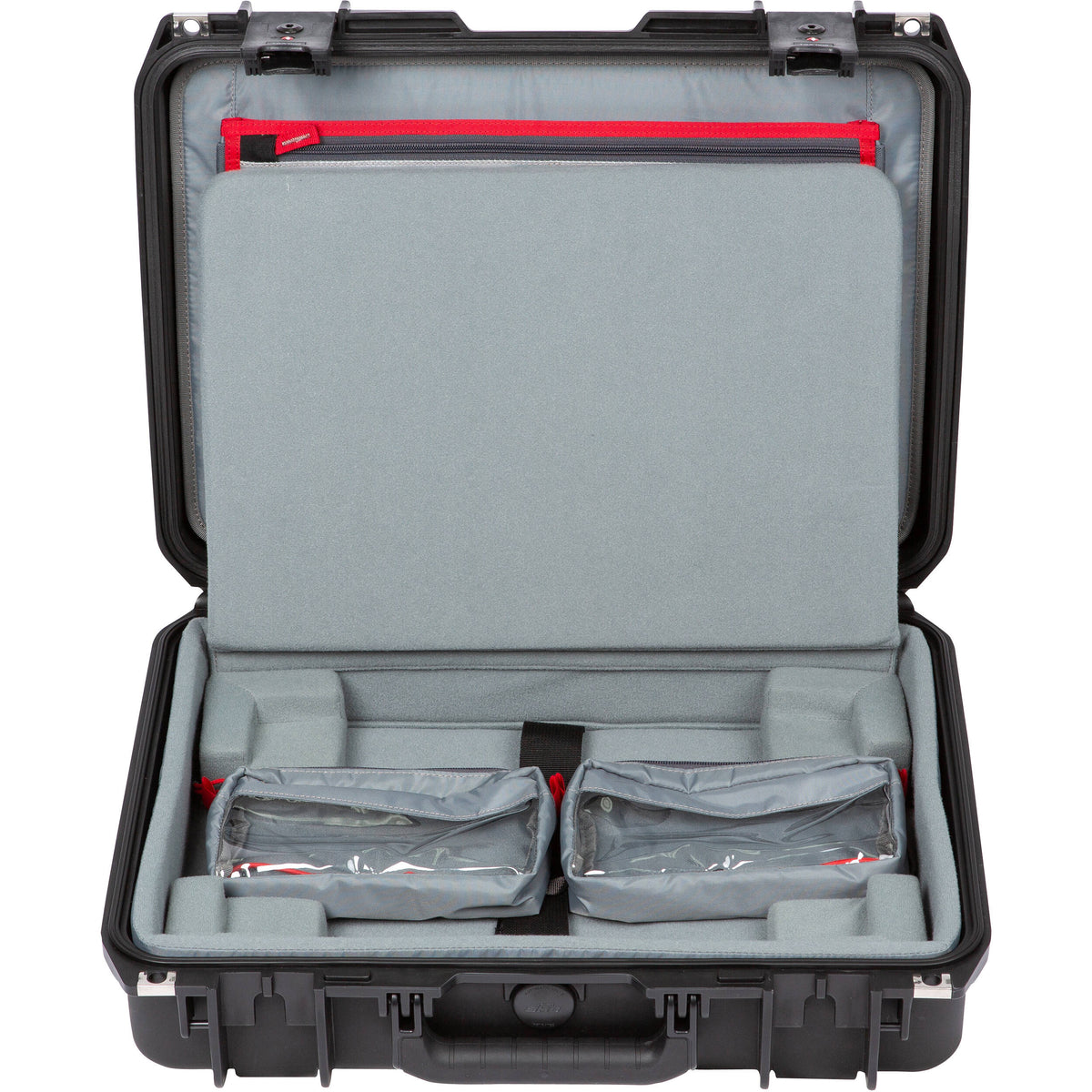 Estuche Rígido SKB iSeries 1813-5 para laptop con Think Tank inserto & organizador en la tapa (Negro) - vista frontal