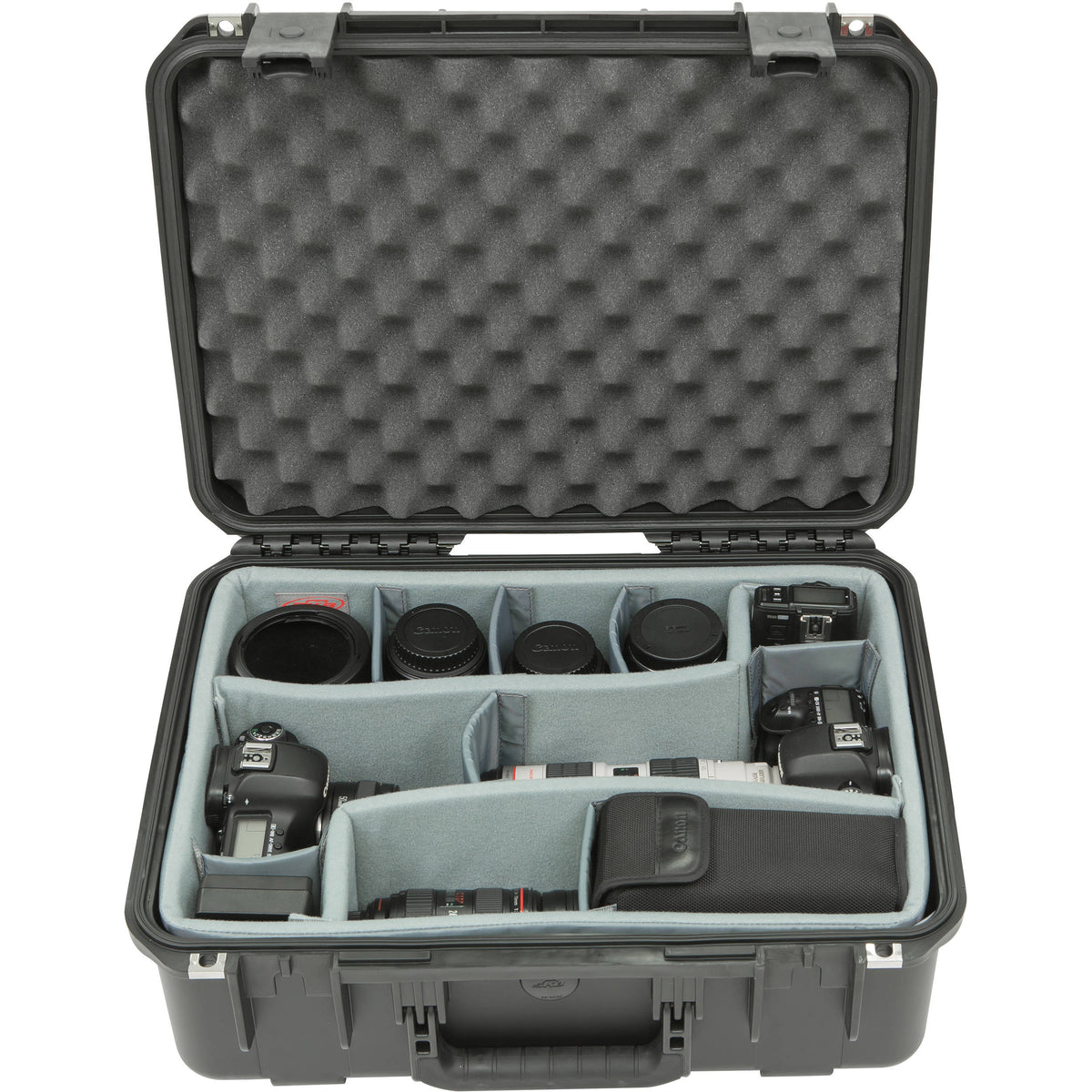 Estuche Rígido SKB iSeries 1813-7 con Think Tank Photo divisores & Lid espuma (Negro) - puertos y conexiones