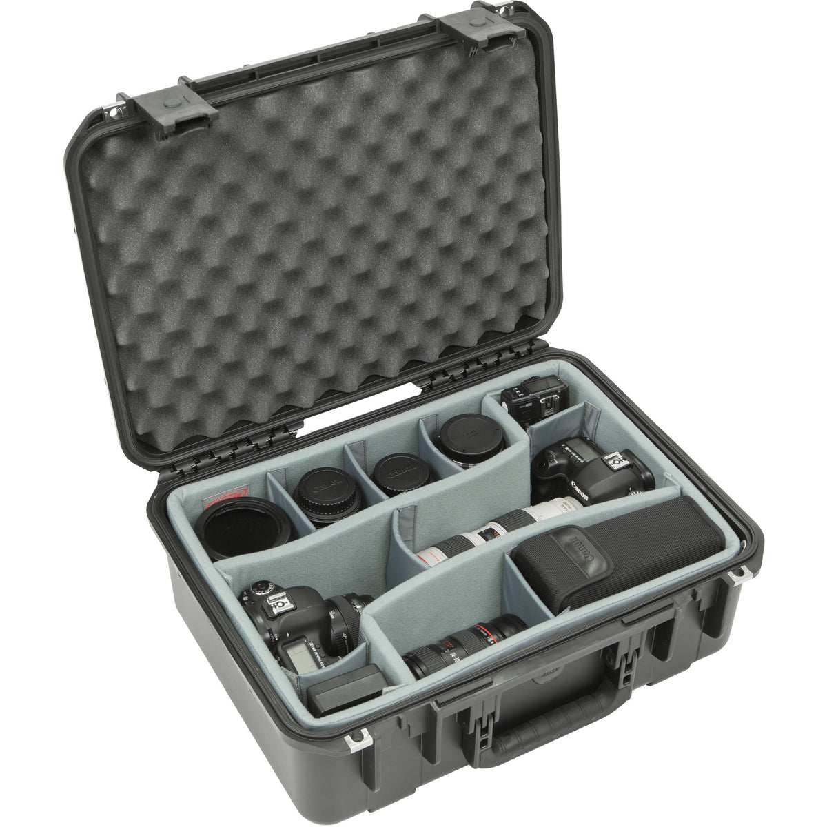 Estuche Rígido SKB iSeries 1813-7 con Think Tank Photo divisores & Lid espuma (Negro) - detalle