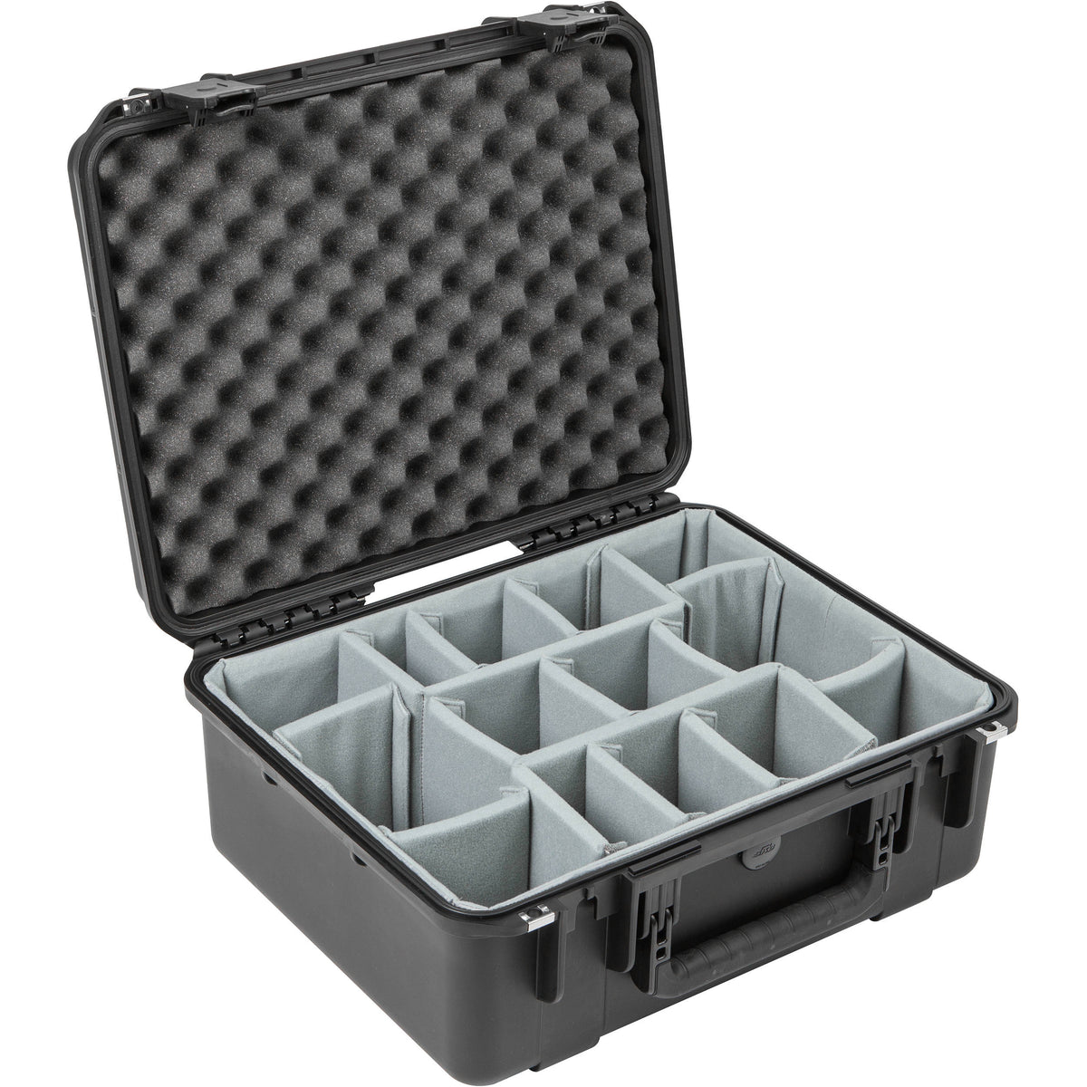 Estuche Rígido SKB iSeries 1914N-8 con Think Tank Photo divisores & Lid espuma (Negro) - vista frontal