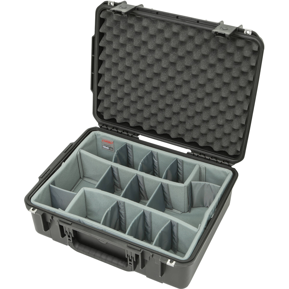 Estuche Rígido SKB iSeries 2015-7 con Think Tank Photo divisores y tapa con espuma (Negro) - vista trasera