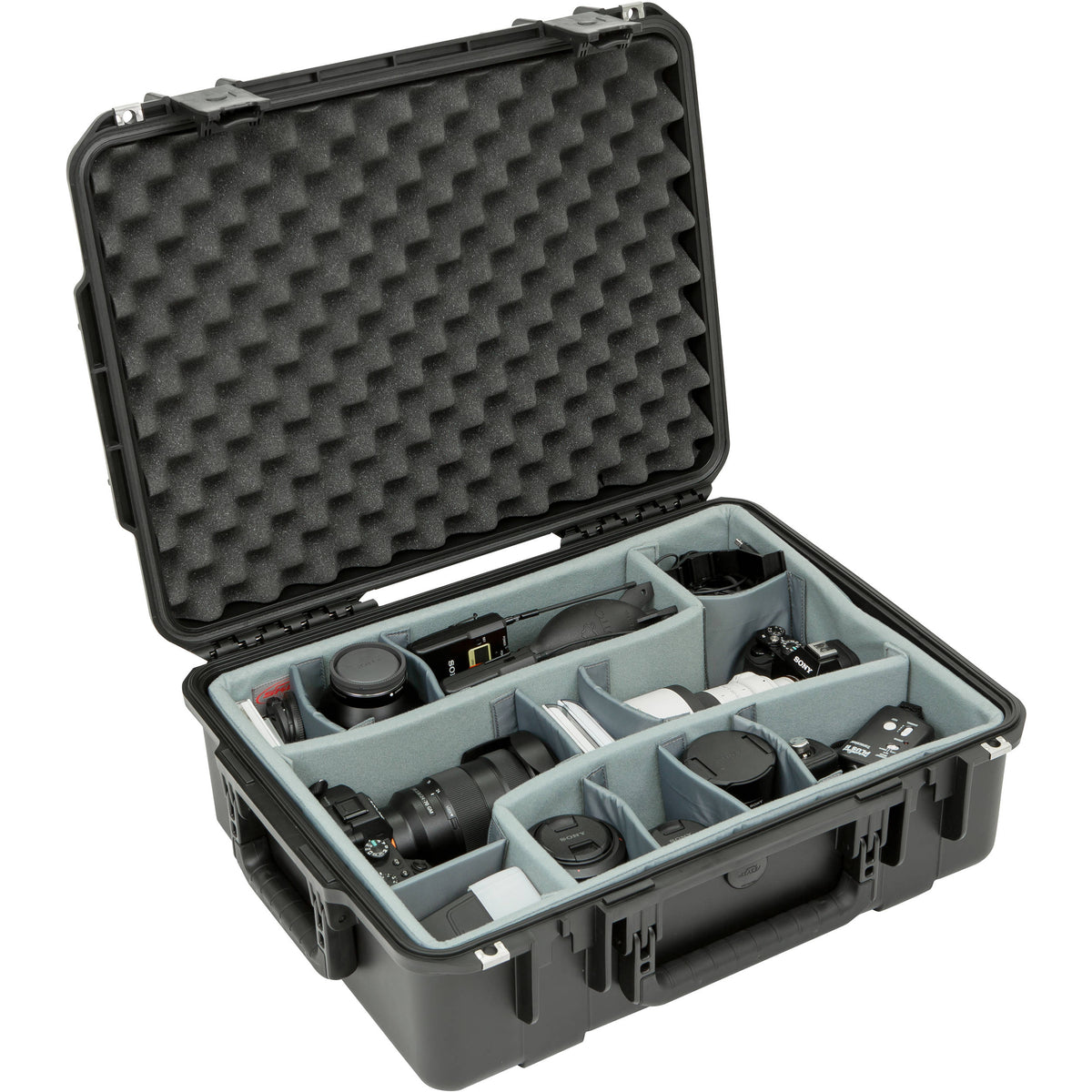 Estuche Rígido SKB iSeries 2015-7 con Think Tank Photo divisores y tapa con espuma (Negro) - detalle