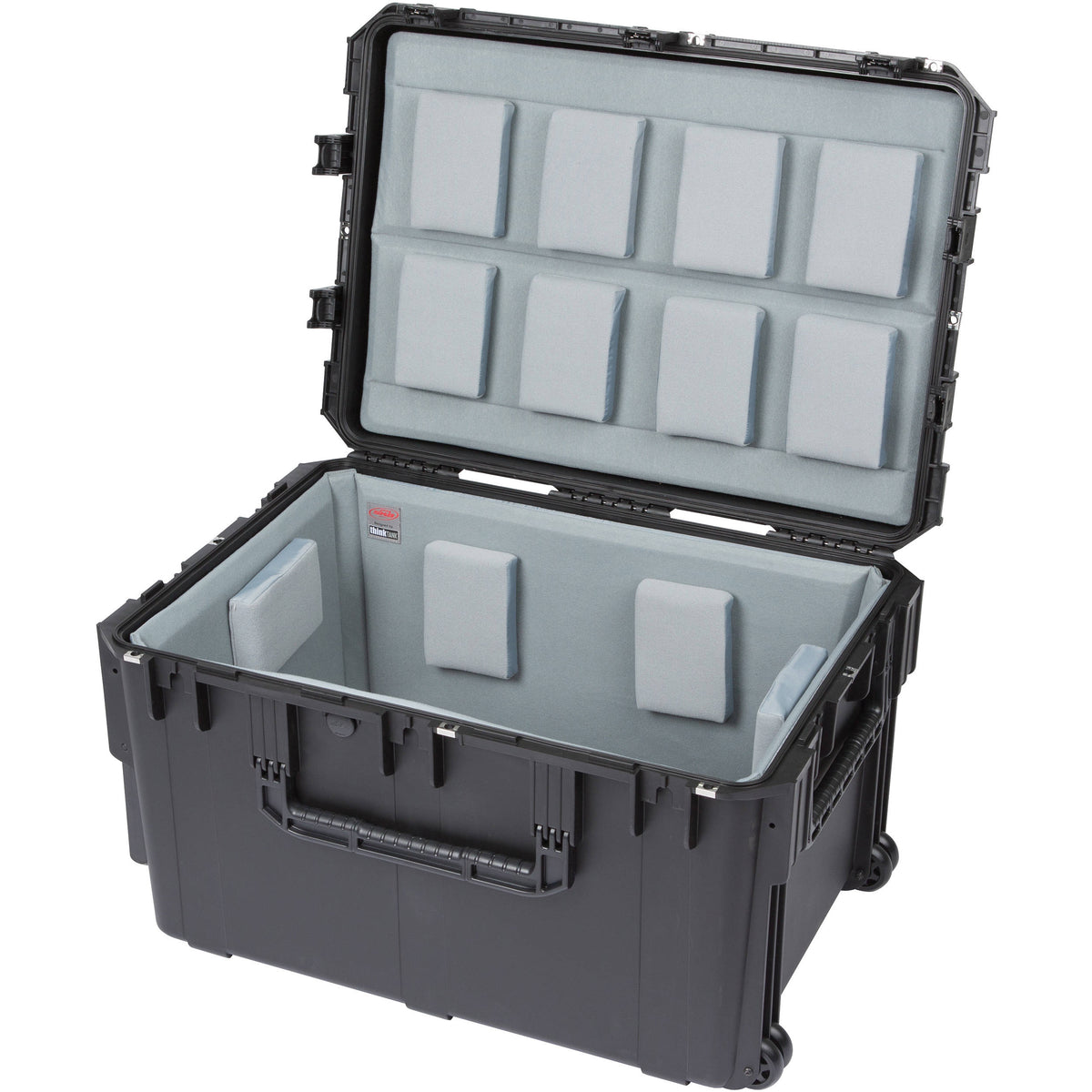 Estuche Rígido SKB iSeries 3021-18 estanco con Think Tank Designed forro - vista trasera