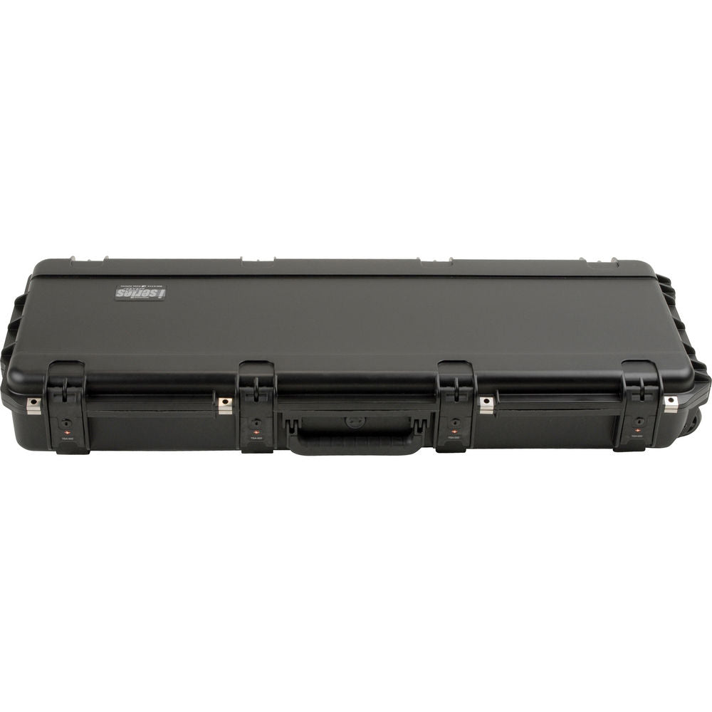 Estuche Rígido SKB iSeries 4214-5 Waterproof con ruedas utilitario con Layered espuma (Negro) - vista frontal
