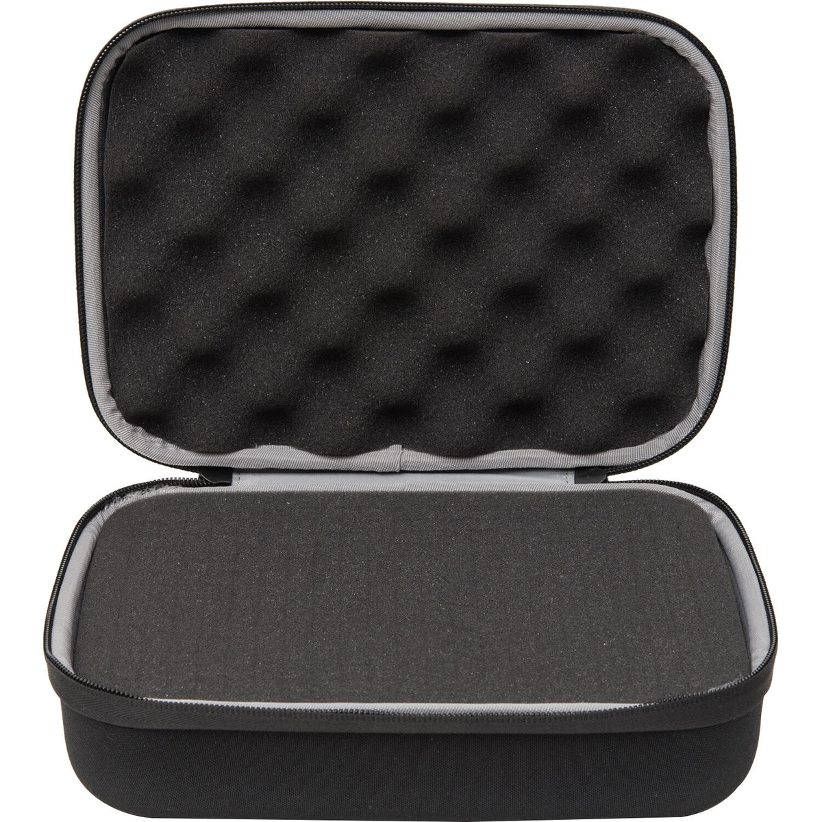 Estuche Shell-Case Hybrid 315 semirrígido liviano utilitario con espuma (Negro) - vista trasera