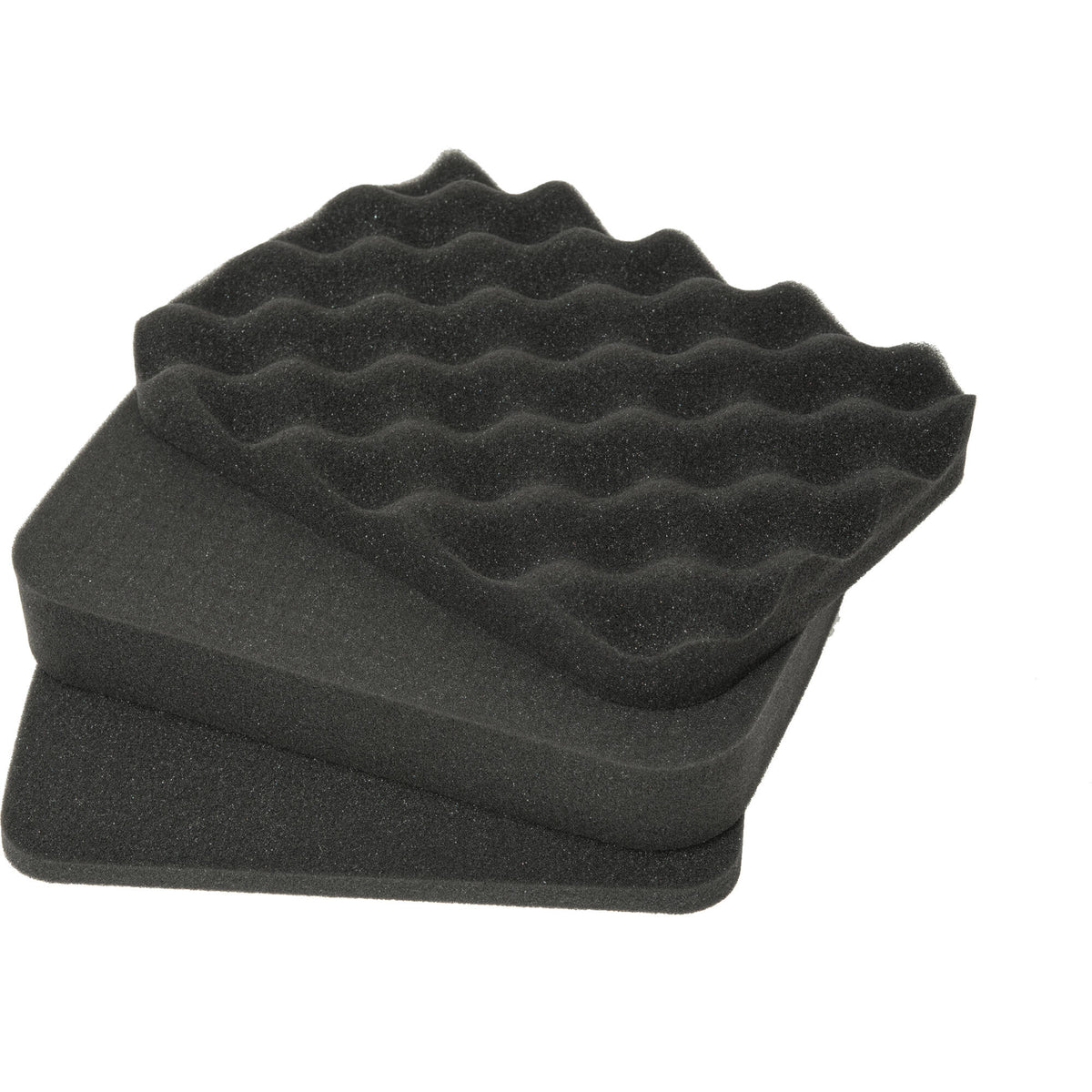 Estuche Shell-Case Hybrid 315 semirrígido liviano utilitario con espuma (Negro) - vista lateral