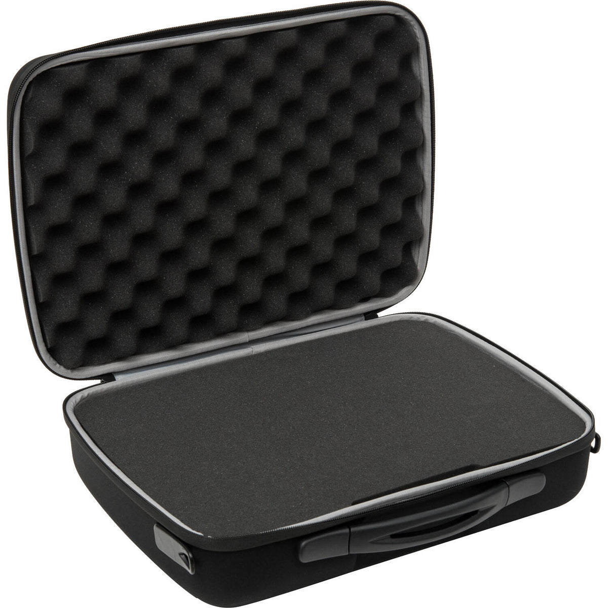 Estuche Shell-Case Hybrid 335 semirrígido liviano utilitario con espuma (Negro) - vista principal