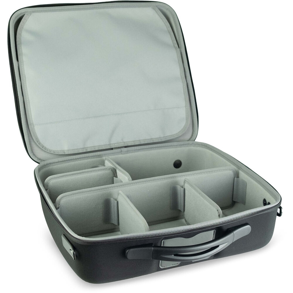 Estuche Shell-Case Hybrid 340 semirrígido liviano utilitario con Pouch & juego de divisores (Negro) - vista principal