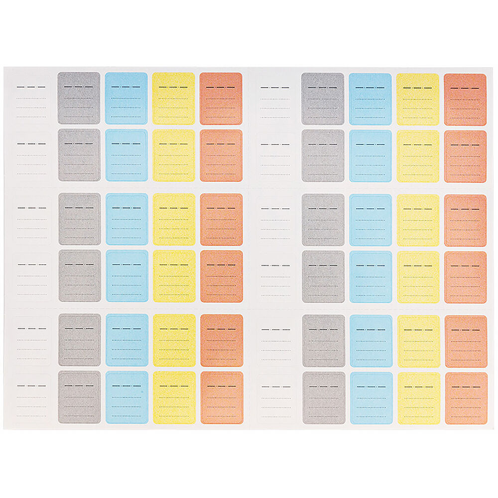 Etiquetas para Tarjetas JJC Label Stickers (120-unidades) - vista frontal