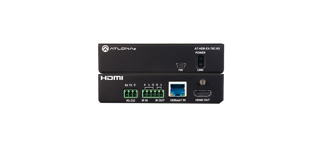 Extensor AV Atlona 4K HDR HDBaseT Receiver - vista 1