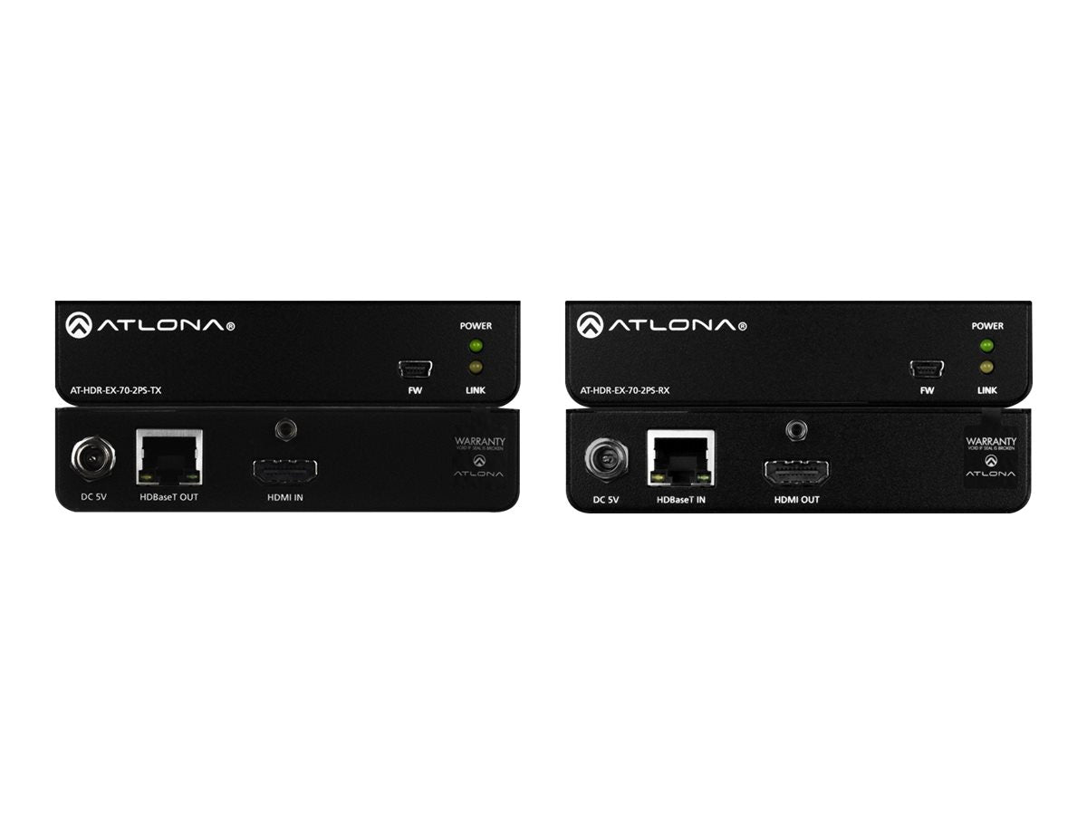 Extensor AV Atlona HDR-EX-70-2PS 4K HDR HDMI Over HDBaseT - vista 1
