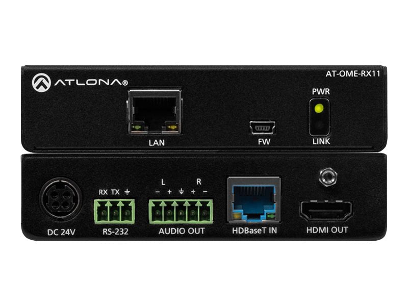 Extensor AV Atlona Omega AT-OME-RX11 HDBaseT to HDMI converter / audio disembedder - vista 1