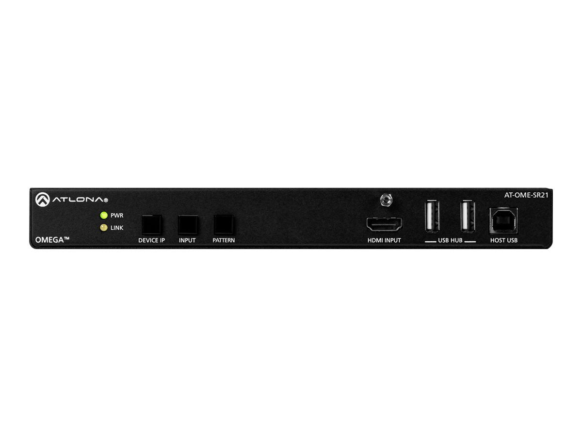 Extensor AV Atlona Omega OME-SR21 HDBaseT to HDMI converter / scaler - vista 1