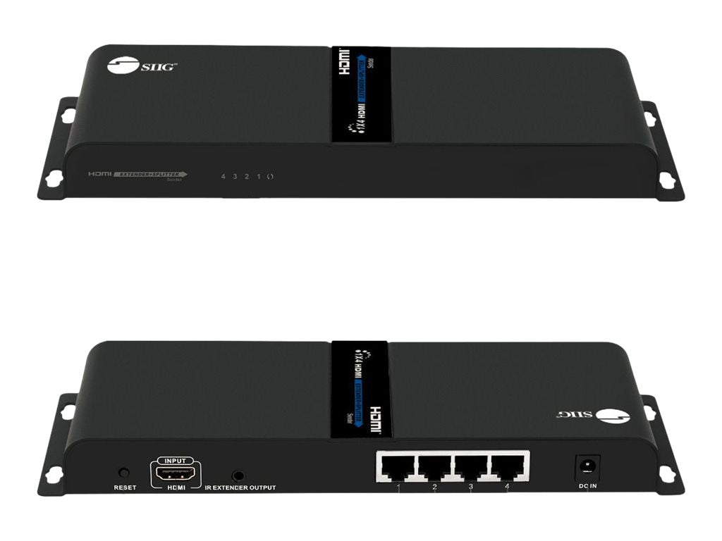 Extensor AV SIIG 1x4 1080p HDMI Splitter HDbitT over IP Extender Kit - vista 5
