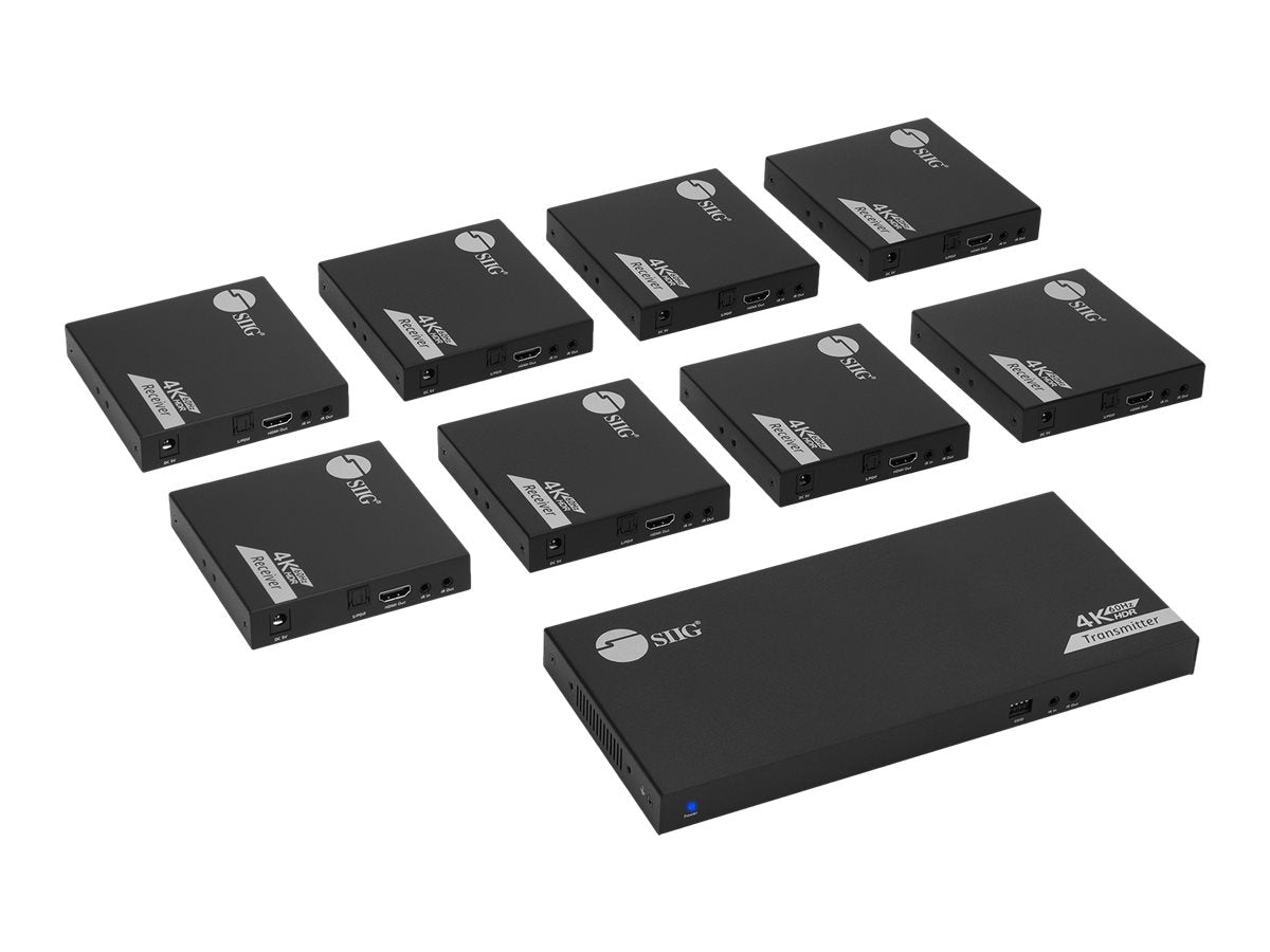 Extensor AV SIIG 1x8 HDMI Splitter Over Cat6/7 Extender - vista 1