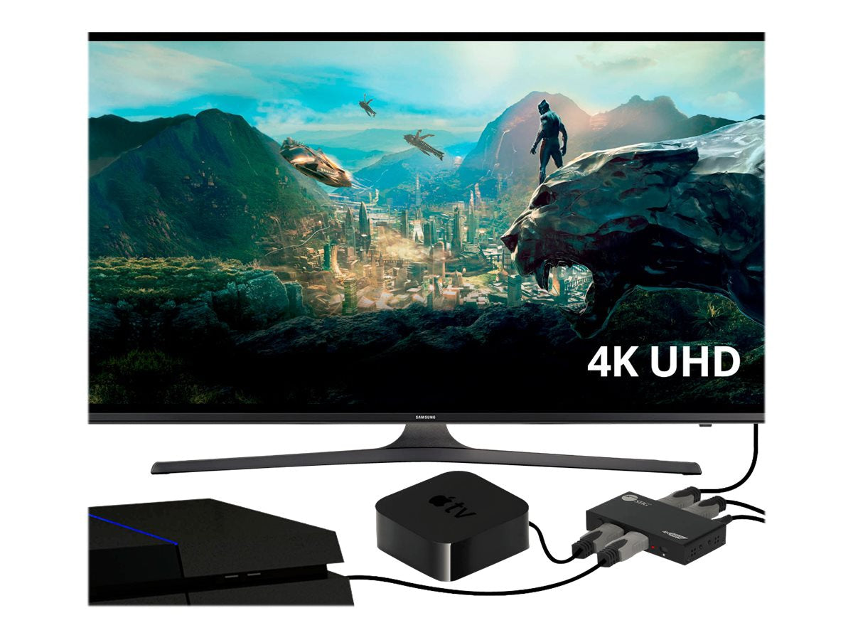 Extensor AV SIIG 2 Port HDMI 4K HDR Splitter / Switcher - vista 5