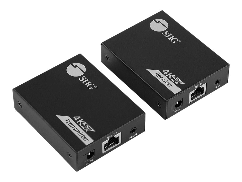 Extensor AV SIIG 4K 60Hz HDMI Over CAT6 Extender - vista 1