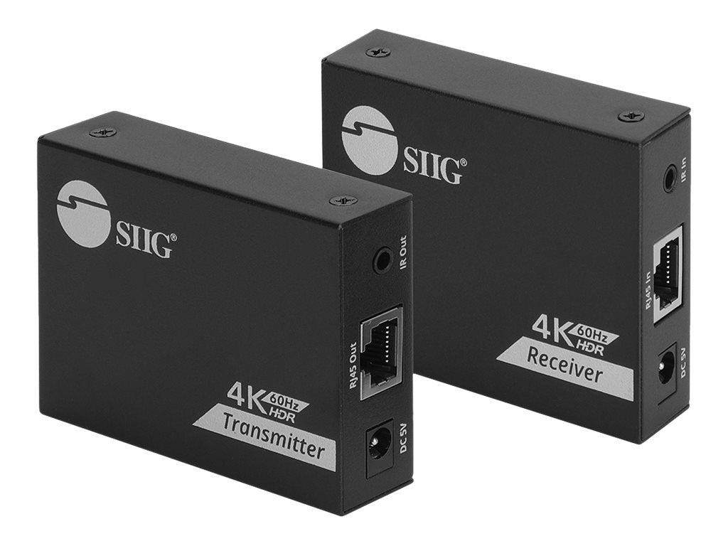 Extensor AV SIIG 4K 60Hz HDMI Over CAT6 Extender - vista 2