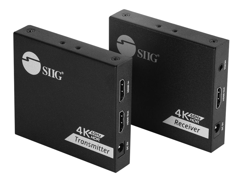 Extensor AV SIIG 4K 60Hz HDMI Over Cat6 Extender - vista 2