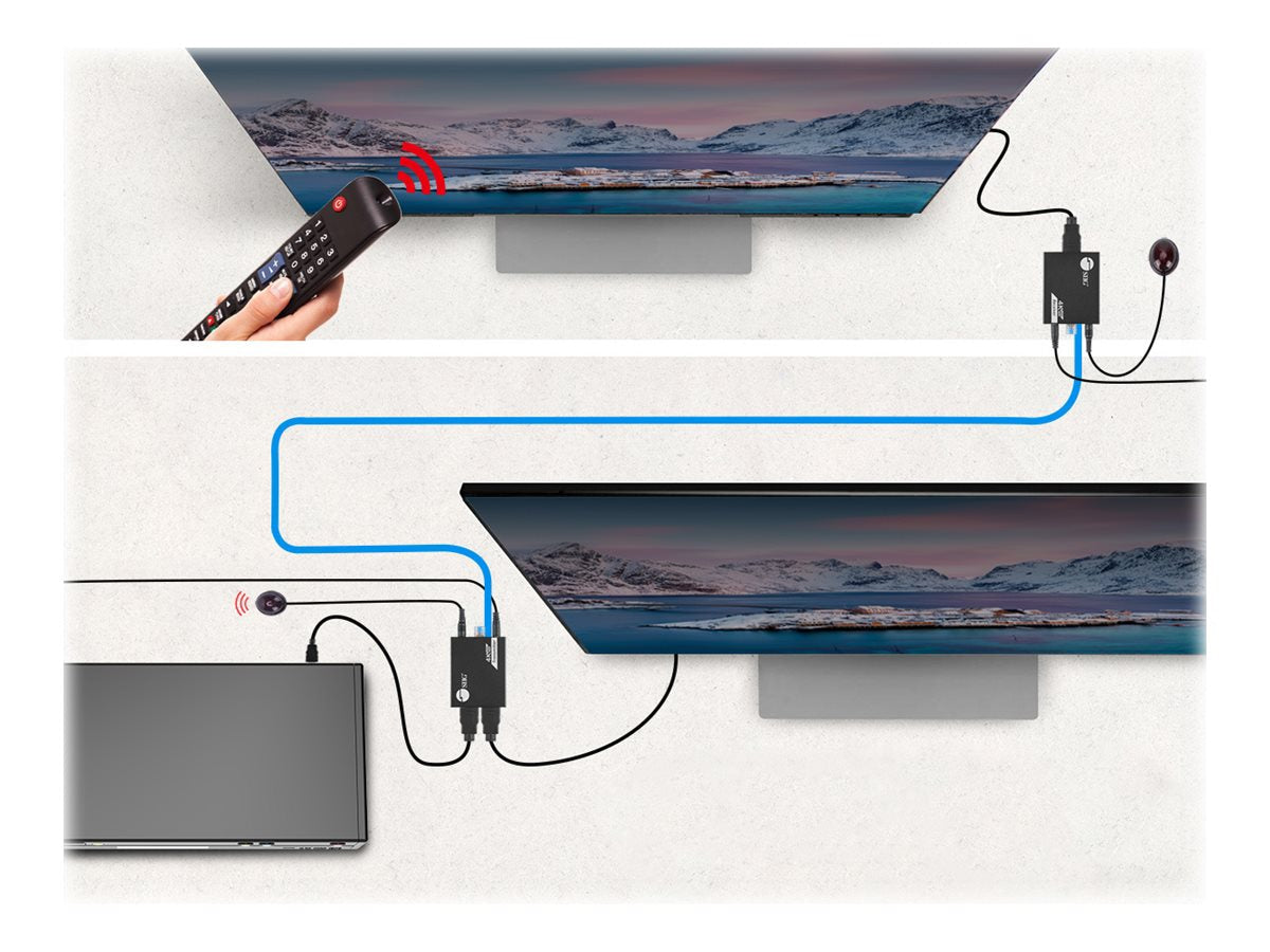 Extensor AV SIIG 4K 60Hz HDMI Over CAT6 Extender - vista 3