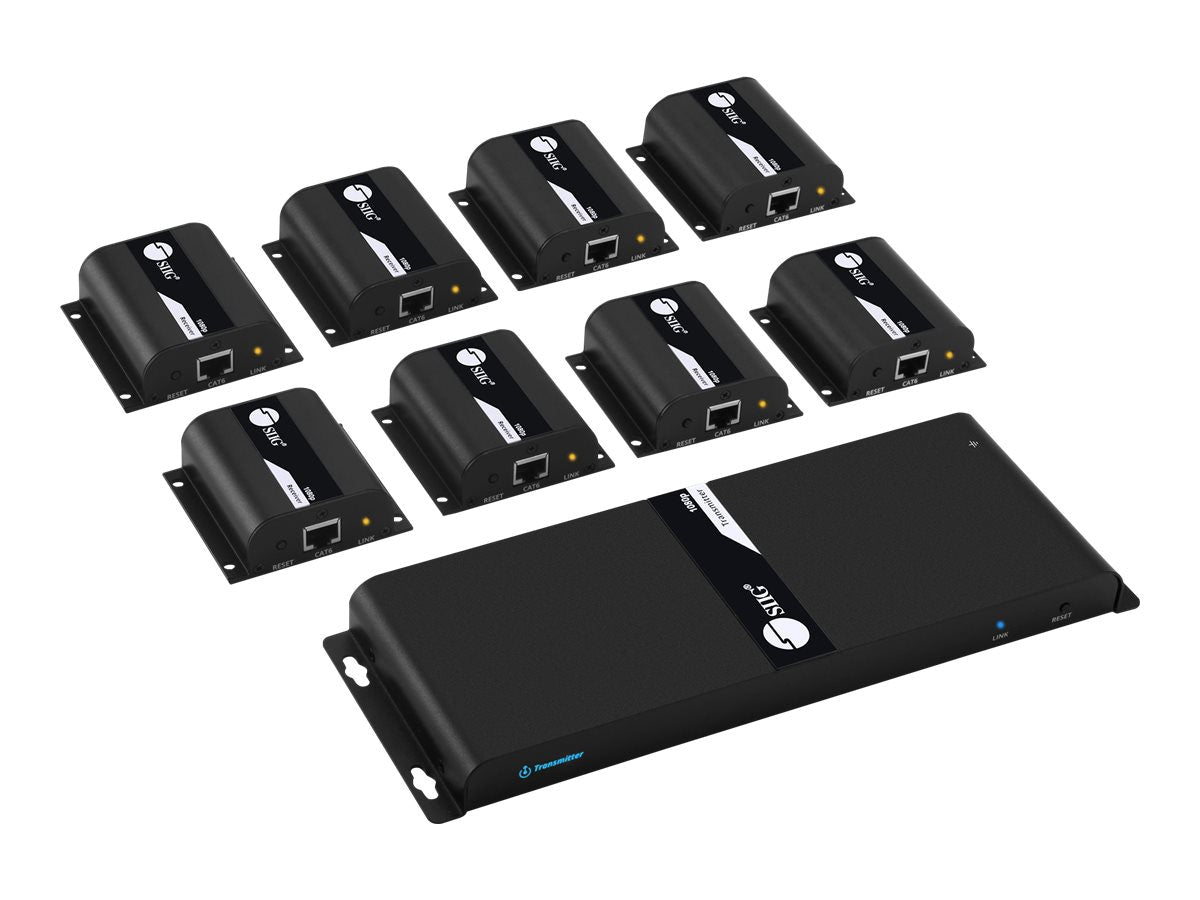 Extensor AV SIIG 8-Port HDMI Splitter Over Cat6 Extender - vista 1