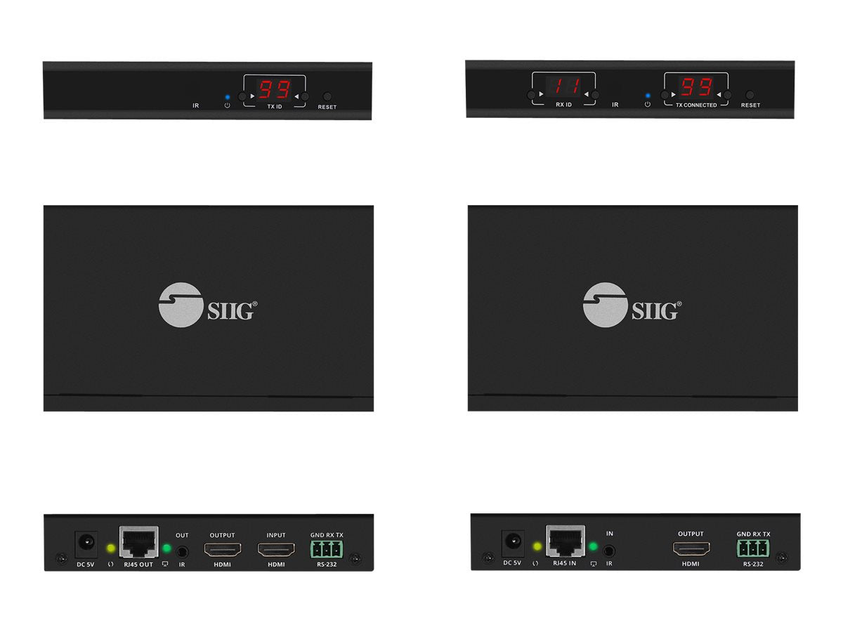 Extensor AV SIIG Full HD HDMI Over IP Extender Kit - vista 2