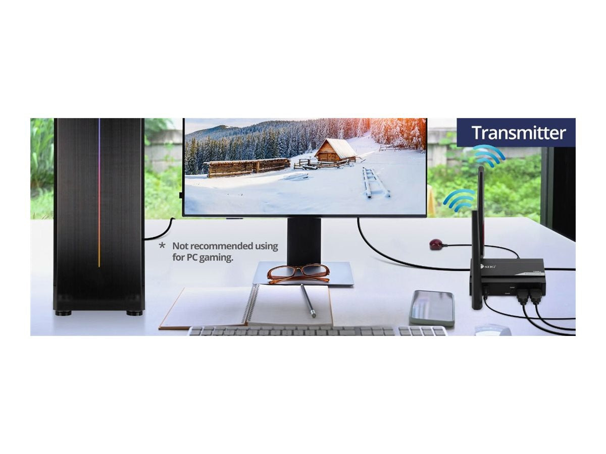 Extensor AV SIIG Full HD Wireless HDMI Extender - vista 6