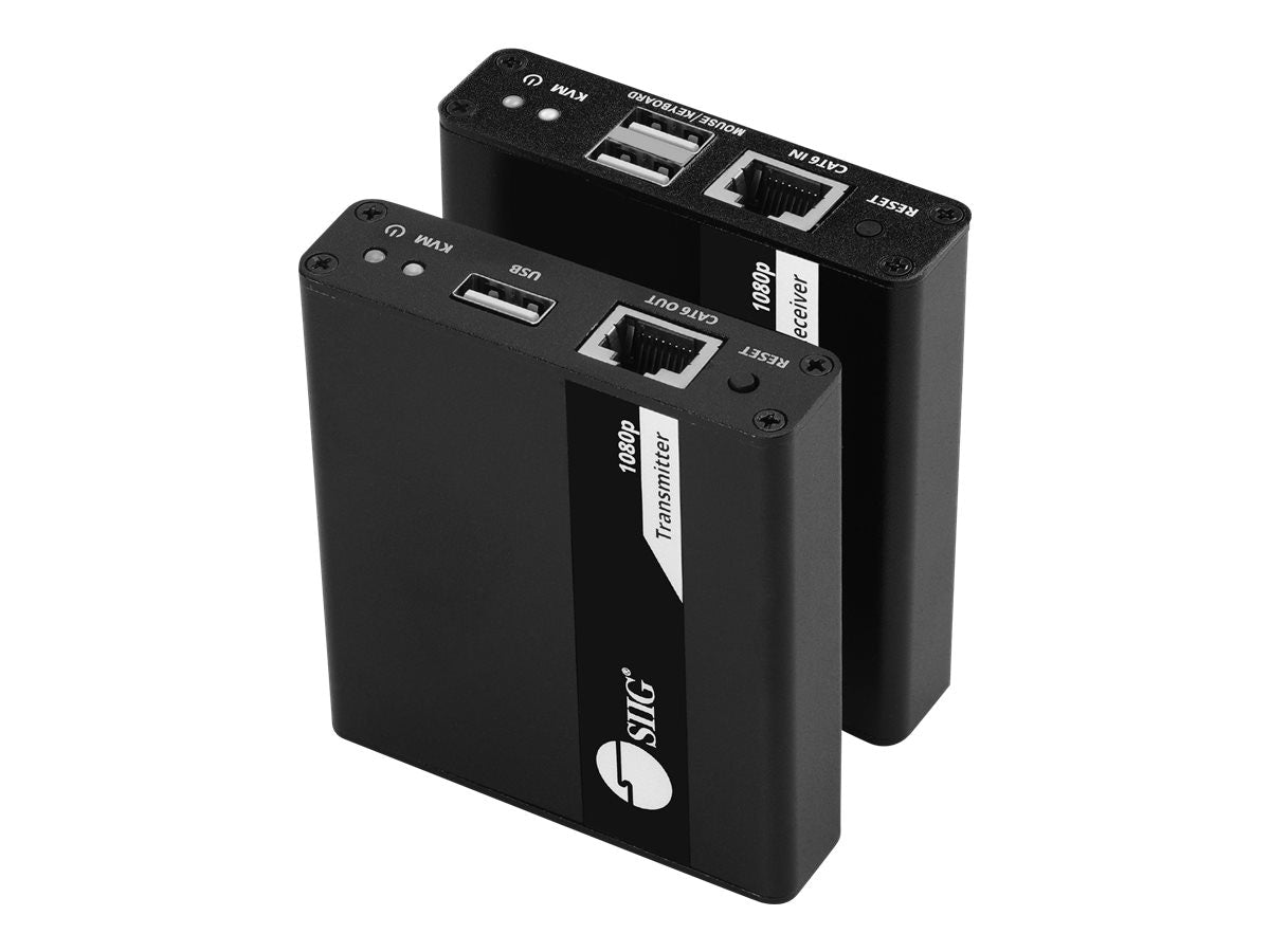 Extensor AV SIIG HDMI USB KVM Over Cat6 Extender - vista 1
