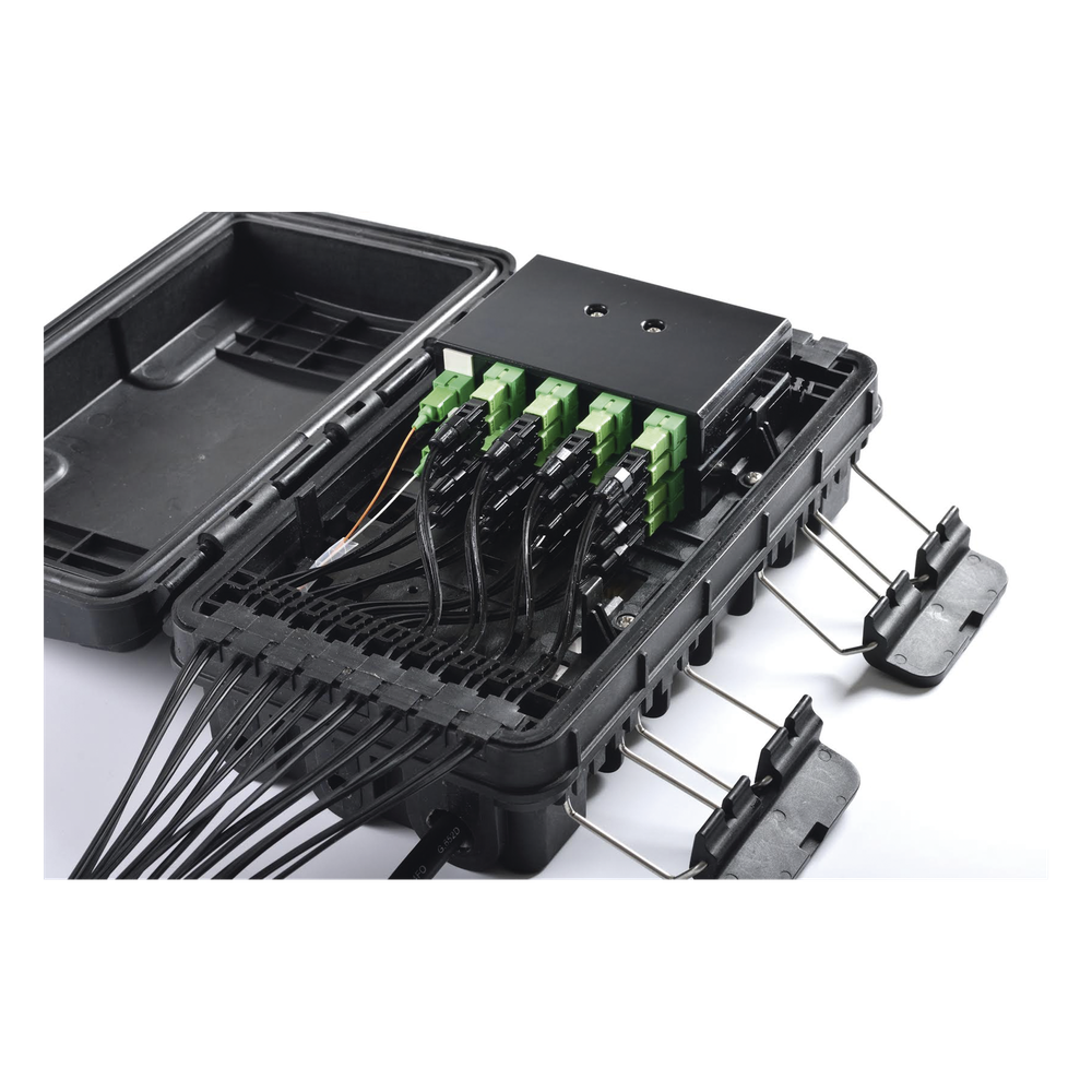 Caja de Distribución de Fibra Óptica FiberHome FDP-420E SC/APC Simplex Negro