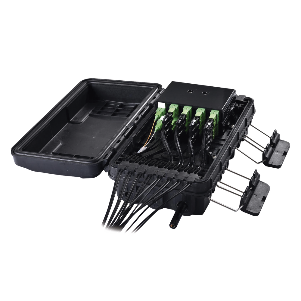 Caja de Distribución de Fibra Óptica FiberHome FDP-420E SC/APC Simplex Negro