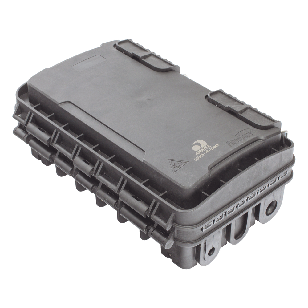 Caja de Distribución de Fibra Óptica FiberHome FDP-420E-8 SC/APC Simplex Negro