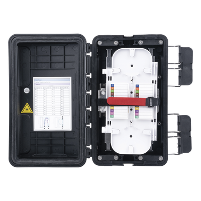 Cierre de Empalme Caja de Distribución FiberHome FDP-420F Negro