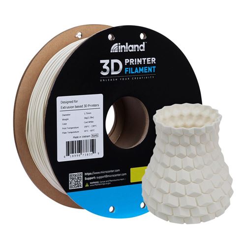 Filamento 3D Inland PLA+ 1.75mm Cian, Magenta, Amarillo y Negro 4.0 kg (pack de 4) — vista posterior