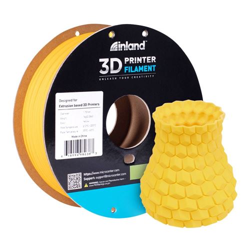 Filamento 3D Inland PLA+ 1.75mm Cian, Magenta, Amarillo y Negro 4.0 kg (pack de 4) — vista superior