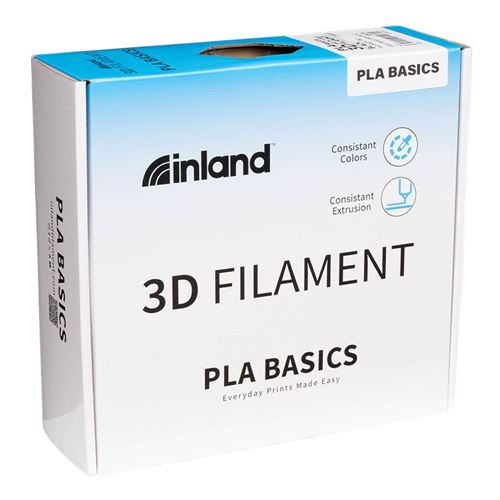 Filamento 3D Inland PLA 1.75mm Negro 1.0 kg — detalle