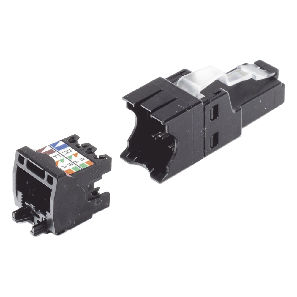 Plug RJ45 UTP Panduit FP6X88MTG Negro