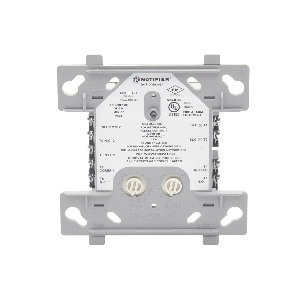 Módulo de Relevador Direccionable Notifier FRM-1