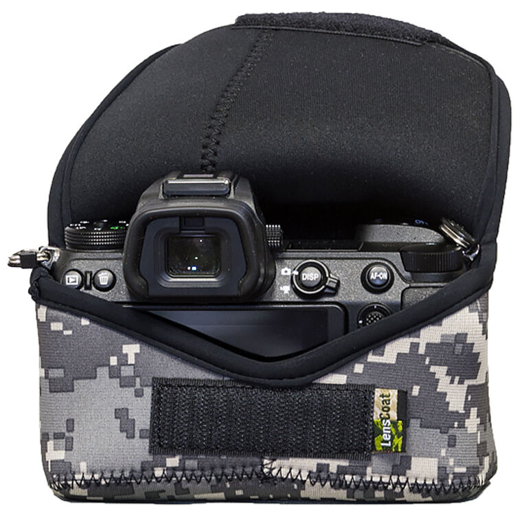Funda a medida LensCoat BodyBag Z para Nikon Z5, Z6, Z6II, Z7, Z7II (Gris Digital Camo) - vista principal