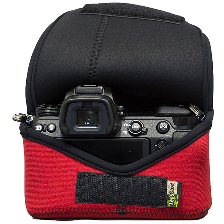 Funda a medida LensCoat BodyBag Z para Nikon Z5, Z6, Z6II, Z7, Z7II (Rojo) - vista principal