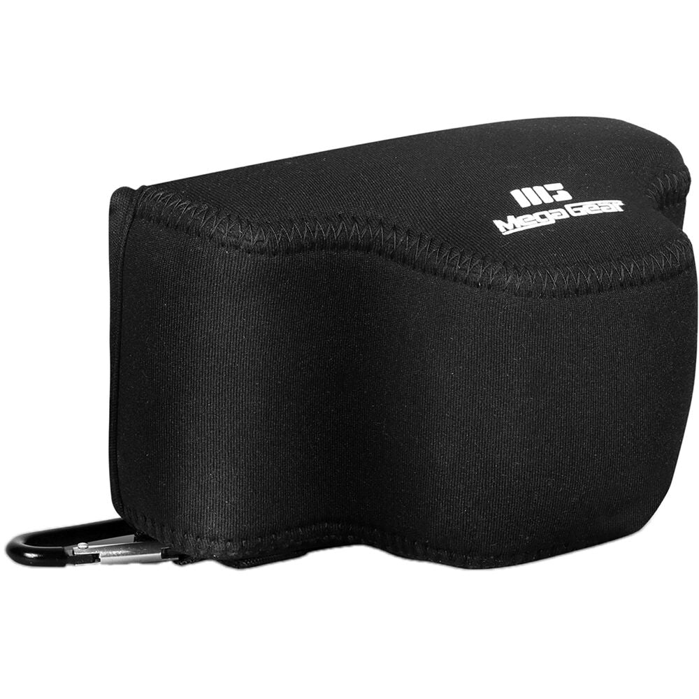 Funda a medida MegaGear Ultralight neopreno para FUJIFILM X-E4 con XF 27mm f/2.8 R WR Lens (Negro) - vista principal