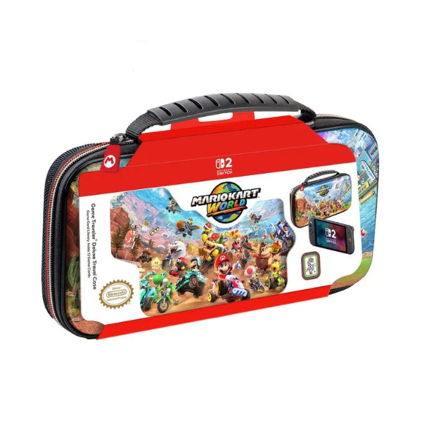 funda-de-transporte-rds-industries-game-traveler-deluxe-mario-kart-world-rigida-para-nintendo-switch-2-switch-y-oled-negro