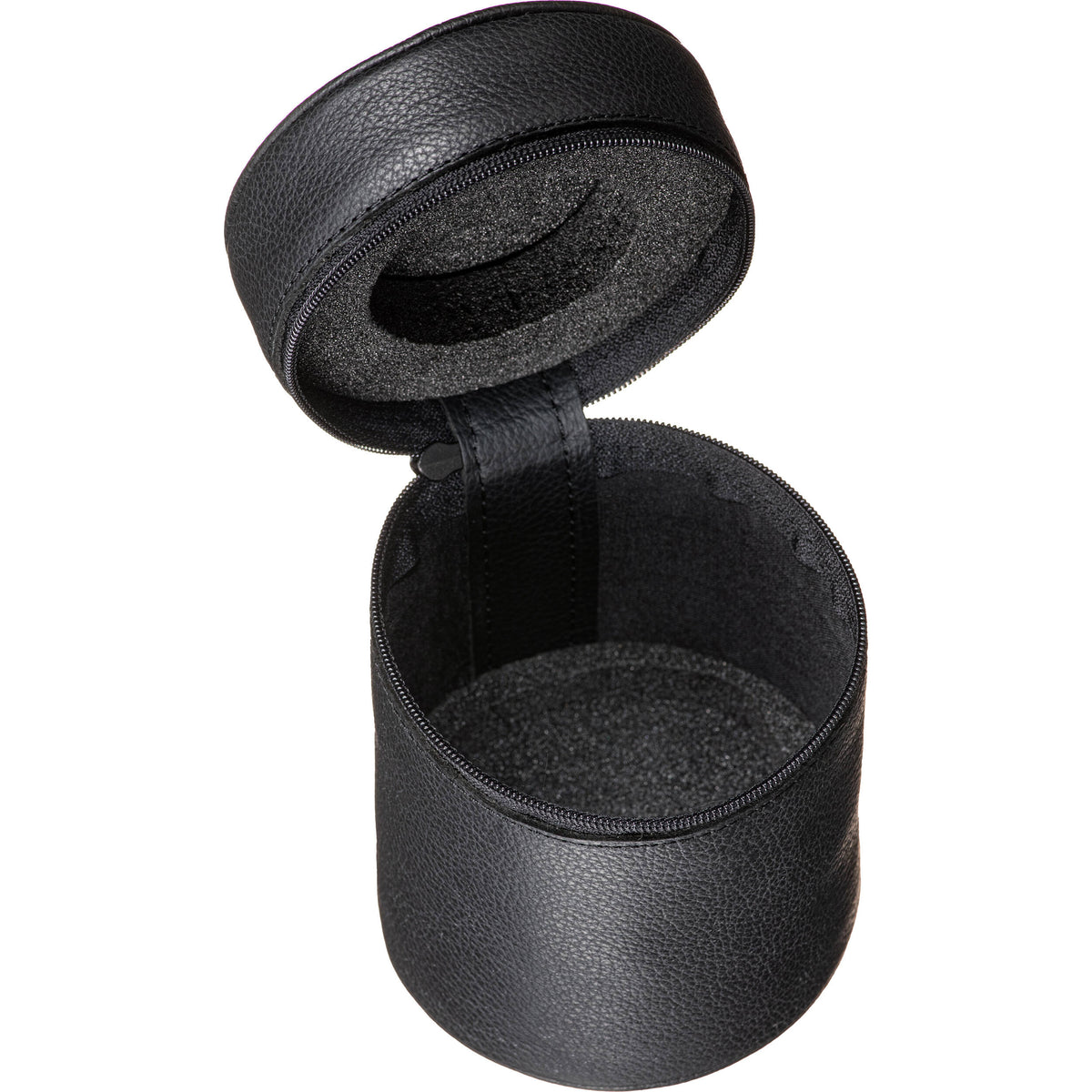 Funda para Lente Leica blanda Leather para Summilux-M 21mm f/1.4 ASPH (Negro) - vista lateral
