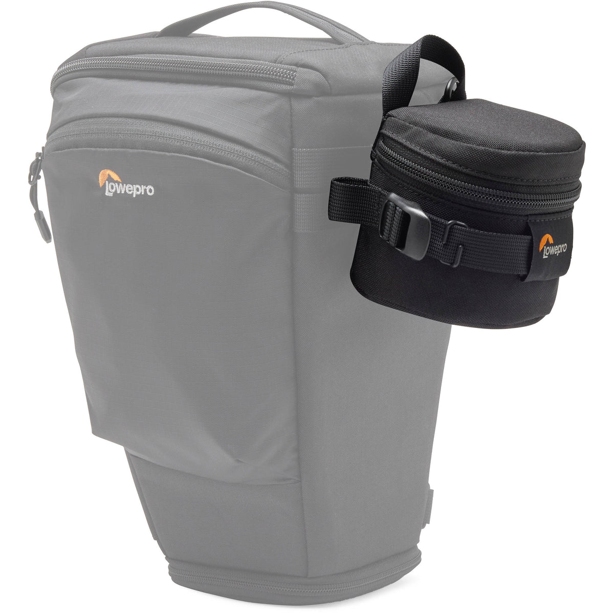 Funda para Lente Lowepro ProTactic LCS III (Negro, 0.3L) - en uso