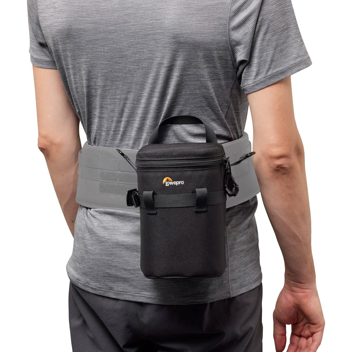 Funda para Lente Lowepro ProTactic LCS III (Negro, 2L) - en uso